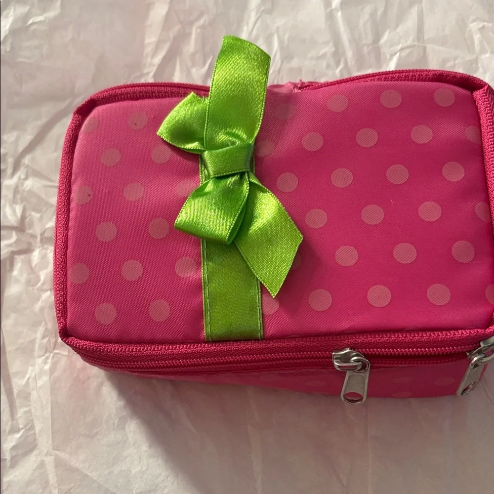 Vibrant Pink Cosmetic Bag